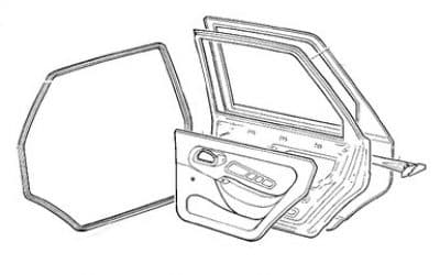 Дверь задняя правая - Артикул 11170-6200014-00